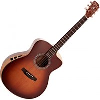Hartwood Sonata Grand Auditorium Acoustic Guitar RW Charcoal Stain