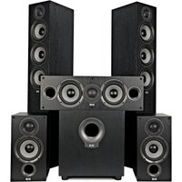 ELAC Debut F5.2 5.1 Speaker Package Black Ash