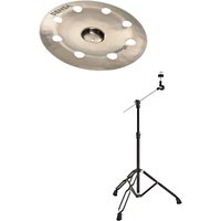 Stagg Sensa 16 Orbis China Cymbal & Gear4music Boom Arm Stand Black