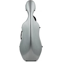 Fibreglass Cello Case by Gear4music Silver