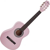 Junior 1/2 Classical Guitar by Gear4music Pink