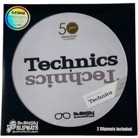 Dr Suzuki Meets Technics Mix Edition Slipmats - 50th Anniversary White