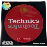Dr Suzuki Meets Technics Mix Edition Slipmats - 50th Anniversary Red