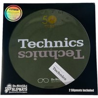 Dr Suzuki Meets Technics Mix Edition Slipmats - 50th Anniversary Green