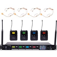 Citronic TU4 Quad Bodypack Wireless System