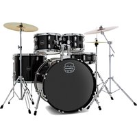Mapex Comet Series 20 Fusion Drum Kit Dark Black w/Ride Cymbal