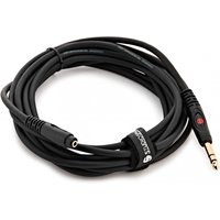 Studiospares 3.5mm TRS (F) - 6.35mm TRS (M) Headphone Extension Cable 5m