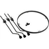 Worldmax Floor Tom Suspension Mount For 14" 8 Lug Drum Legs Included Black