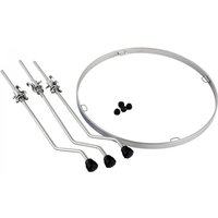 Worldmax Floor Tom Suspension Mount For 18" 8 Lug Drum Legs Included Chrome