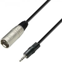 Adam Hall 3 STAR Balanced XLR (M) to TRS Mini Jack Cable 1m