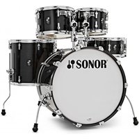 Sonor AQ2 22 5pc Shell Pack Transparent Black