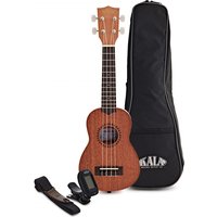 Kala KA-15S Mahogany Soprano Ukulele Starter Pack
