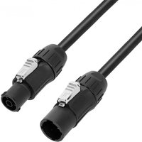 Adam Hall 3 STAR powerCON IP65 Rated K4CPFTCON to K4CPMTCON Power Link Cable 10m