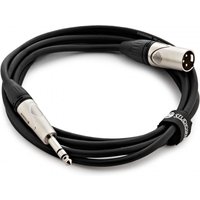 XLR (M) - 6.35mm (M) TRS Cable by Studiospares 5m