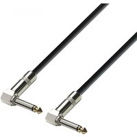 Adam Hall 3 STAR Unbalanced Angled 1/4" TS Jack Cable 30cm