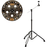 Meinl 16" Classics Custom Dark Trash China & Gear4music Boom Arm Stand Black