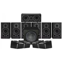 Wharfedale Diamond 9.1 HCP 7.1.4 Speaker Package Black
