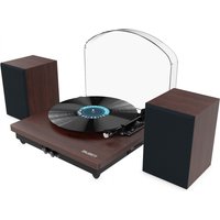 Majority Moto Plus Vinyl Turntable with Bluetooth Walnut