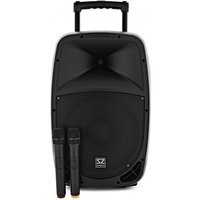 SubZero P12 Portable PA Speaker with Bluetooth & Wireless Mics