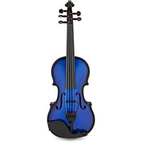 Glasser AEX Acoustic Electric 5 String Violin Blue