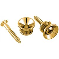 AllParts Strap Button Gold (2 Pack)