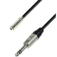 Adam Hall 4 STAR Rean Balanced TRS 3.5mm Mini Jack (F) to TRS 1/4" Jack Cable 3m