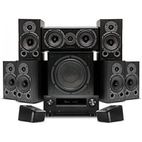 Denon AVC-X3800H & Wharfedale Diamond 9 7.1.2 Speaker Package Black