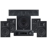 JBL MA310 AV Receiver & JBL Stage 250B 5.1 Package Black