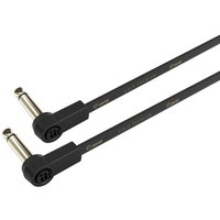 Adam Hall 4 STAR Rean Unbalanced Angled 1/4" Jack TS Patch Cable 15cm