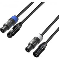 Adam Hall 5 STAR Neutrik DMX 3-Pin to powerCON Hybrid Cable 3m