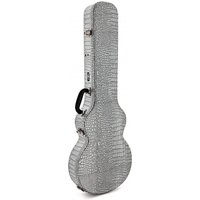 Deluxe Fitted Electric Guitar Case by Gear4music Silver
