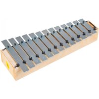 Studio 49 Nickel Plated 16 Note Diatonic Alto Glockenspiel With Mallets