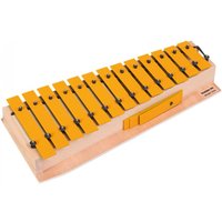 Studio 49 Yellow 16 Note Diatonic Alto Glockenspiel With Mallets