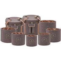 Meinl Sonic Energy Crystal Singing Bowl Travel Bag Set Brown