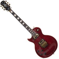 Epiphone Alex Lifeson Les Paul Custom Axcess Quilt Left-handed Ruby - Ex Demo