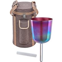 Meinl Sonic Energy 5.75" Essence Solfeggio Crystal Singing Bowl Re 417 Hz Copper Brown