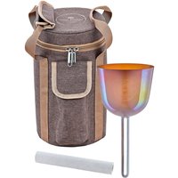 Meinl Sonic Energy 3.75" Essence Solfeggio Crystal Singing Bowl La 852 Hz Mango Mojito