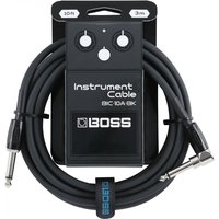 Boss 10ft Angled/Straight Instrument Cable - Black
