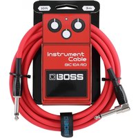Boss 10ft Angled/Straight Instrument Cable - Red