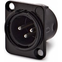 Studiospares Precision Pro XLR (M) 3-Pin Connector Black