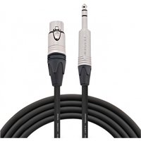 Studiospares Pro Neutrik XLR Female - Balanced Jack Mogami Cable 5m Black