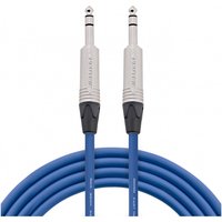 Studiospares Pro Neutrik Balanced / Stereo Jack Mogami Cable 5m Blue