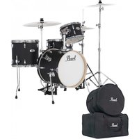 Pearl Midtown 4pc Compact Set With Hardware & Bags Matte Black