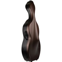 BAM 1003XL BonBon Hightech Cello Case With Wheels Brown & Black