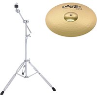Paiste 101 Brass 16 Crash Cymbal & Boom Stand