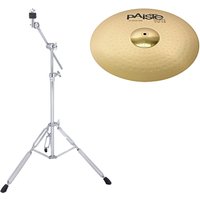 Paiste 101 Brass 18 Crash/Ride Cymbal & Boom Stand