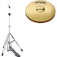 Paiste 101 Brass 14 Hi-Hat Cymbals & Stand