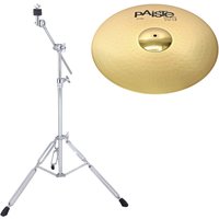 Paiste 101 Brass 20 Ride Cymbal & Boom Stand