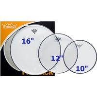 Remo Ambassador Clear Tom Pack - 10 12 16" Heads