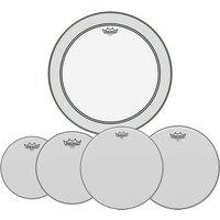 Remo Emperor Coated Complete Pack - 10 12 14" Heads w/20 P3 + Free 14 Ambassador